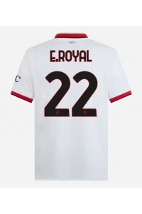 AC Milan Emerson Royal #22 Fotballdrakt Borte Klær 2024-25 Korte ermer